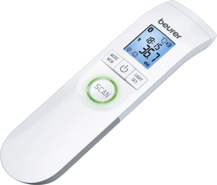 Beurer Kontaktfrit Termometer Med Bluetooth FT 95 Hvid 3 Beurer Kontaktfrit Termometer Med Bluetooth FT 95 Hvid