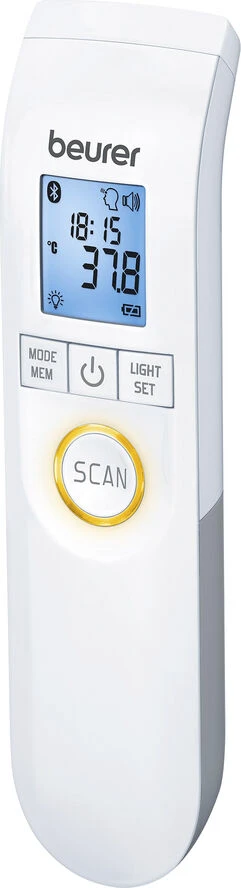 Beurer Kontaktfrit Termometer Med Bluetooth FT 95 Hvid 5 Beurer Kontaktfrit Termometer Med Bluetooth FT 95 Hvid - Billede 3