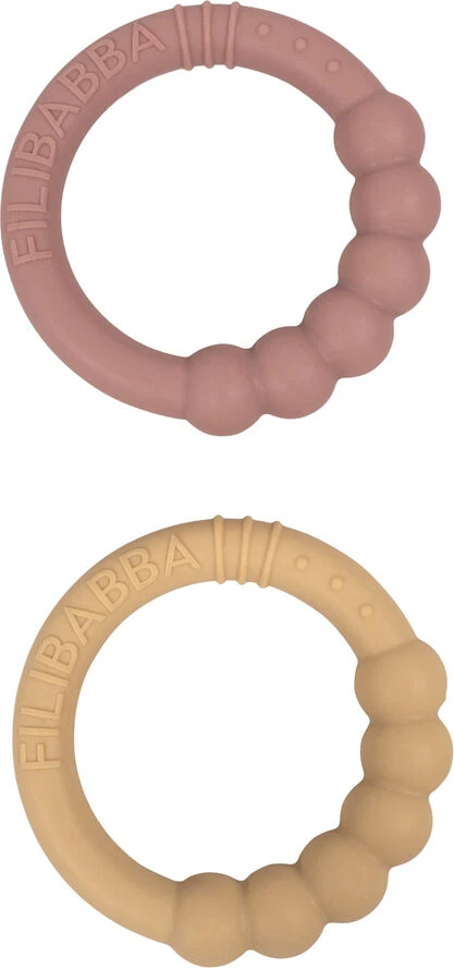 Filibabba Silikone Bidering 2-pak - Vintage Rose Vintage Rose 7 Filibabba Silikone Bidering 2-pak - Vintage Rose Vintage Rose - Billede 5