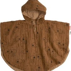 Done By Deer Bade Poncho, Sea Friends Mustard