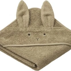 Liewood Albert Hooded Towel Rabbit Oat