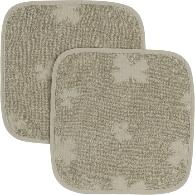 That's Mine Wash Cloths 2-pack - Eucalyptus 4 That's Mine Wash Cloths 2-pack - Eucalyptus - Billede 2