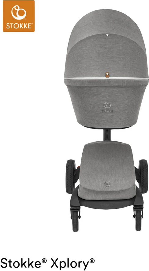 Stokke Xplory X Carry Cot Modern Grey 4 Stokke Xplory X Carry Cot Modern Grey - Billede 2