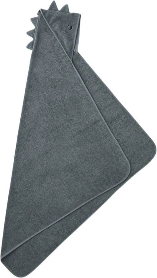 Liewood Augusta Hooded Towel Dino Whale Blue 4 Liewood Augusta Hooded Towel Dino Whale Blue - Billede 2