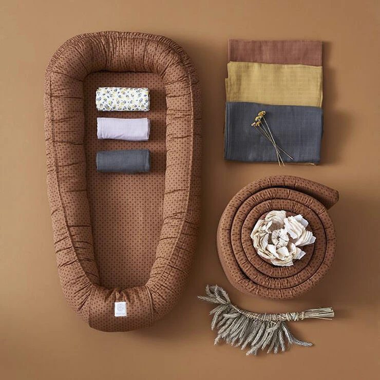 By KlipKlap Babynest Indian Diamonds Brown 6 By KlipKlap Babynest Indian Diamonds Brown - Billede 4