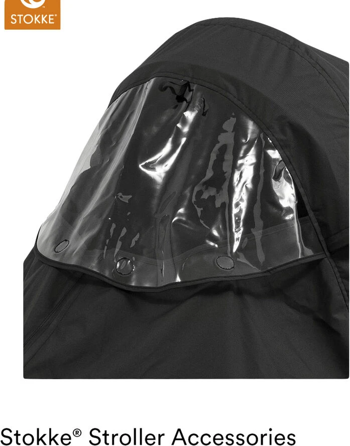 Stokke Xplory X Rain Cover Black 5 Stokke Xplory X Rain Cover Black - Billede 3