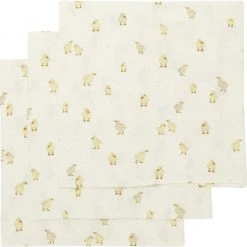 Konges Sløjd 3 PACK MUSLIN CLOTH DUCKLING