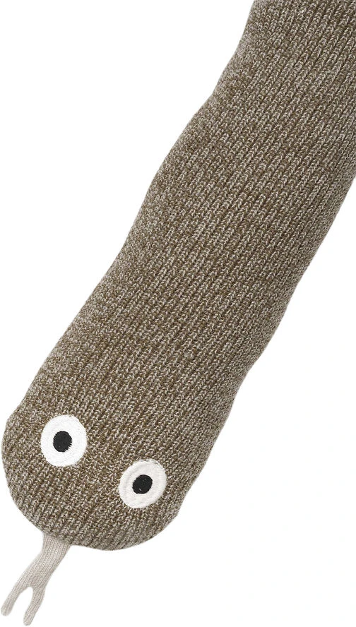 Ferm LIVING Roy Merino Wool Snake - Sugar Kelp Sugar Kelp Melange 4 Ferm LIVING Roy Merino Wool Snake - Sugar Kelp Sugar Kelp Melange - Billede 2