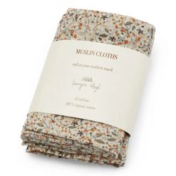 Konges Sløjd 3 PACK MUSLIN CLOTH FLOWER FIELD