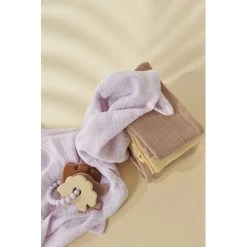 Liewood Leon Muslin Cloth - 4 Pack Light Lavender Multi Mix 5 Liewood Leon Muslin Cloth - 4 Pack Light Lavender Multi Mix -Ergobaby store unnamed file 1201