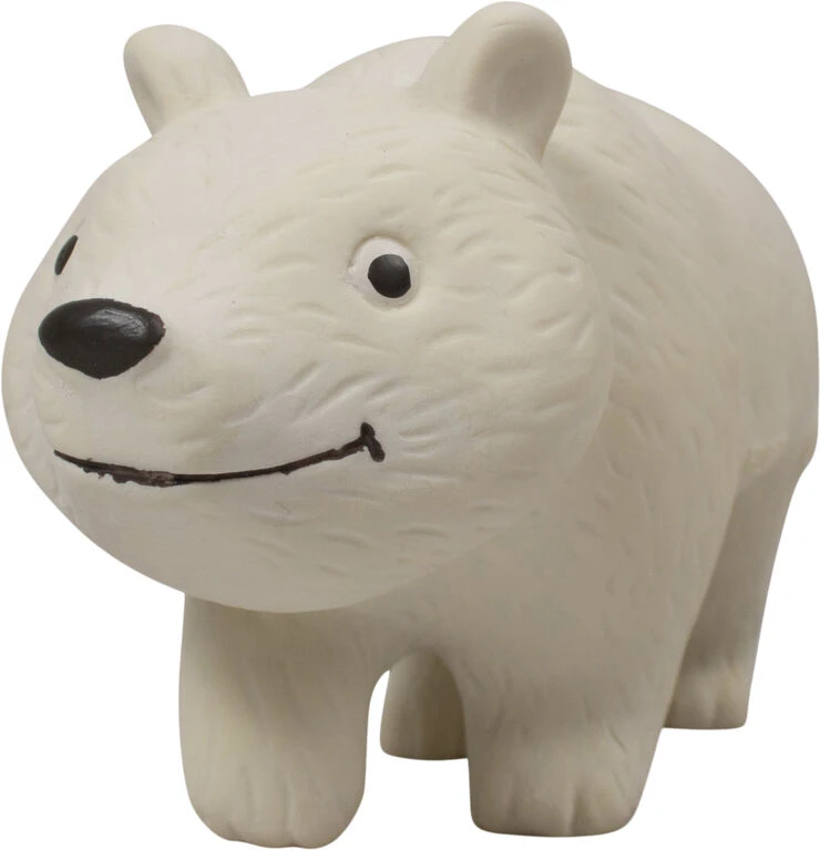 Filibabba Bidedyr I Naturgummi - Isbjørnen Polly Polly 3 Filibabba Bidedyr I Naturgummi - Isbjørnen Polly Polly