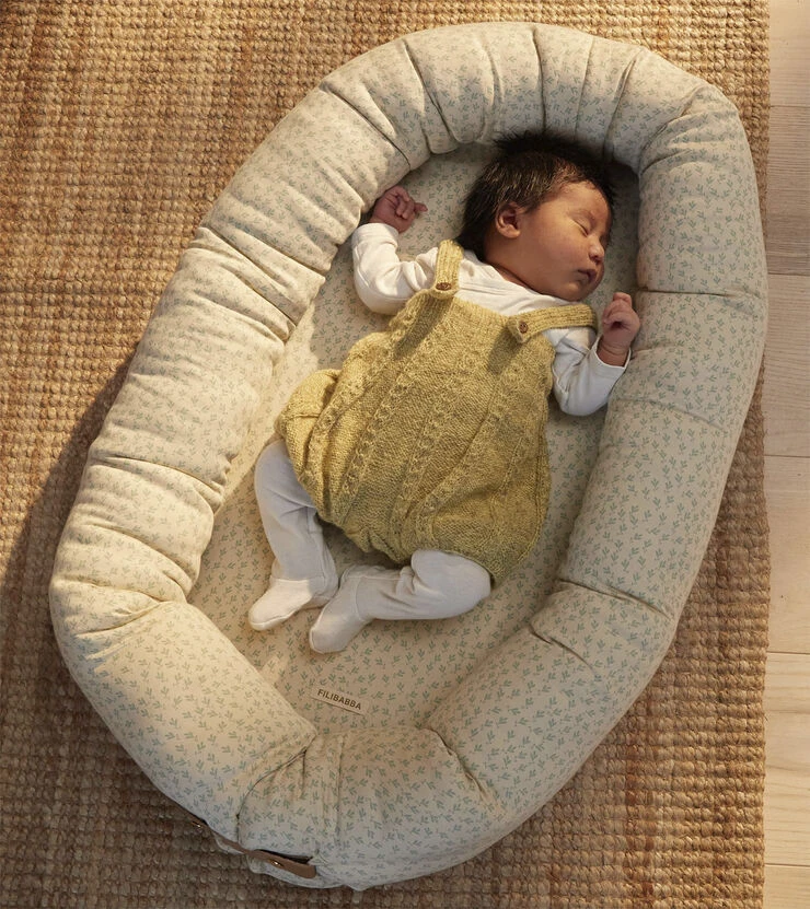 Filibabba Babynest - Breezy Harmony Tender Green Breezy Harmony Tender Green 7 Filibabba Babynest - Breezy Harmony Tender Green Breezy Harmony Tender Green - Billede 5