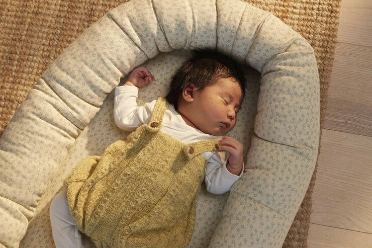 Filibabba Babynest - Breezy Harmony Tender Green Breezy Harmony Tender Green 8 Filibabba Babynest - Breezy Harmony Tender Green Breezy Harmony Tender Green - Billede 6