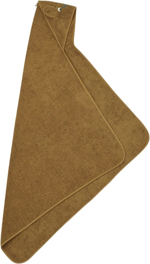 Liewood Augusta Hooded Towel Kangaroo/golden Caramel 4 Liewood Augusta Hooded Towel Kangaroo/golden Caramel - Billede 2