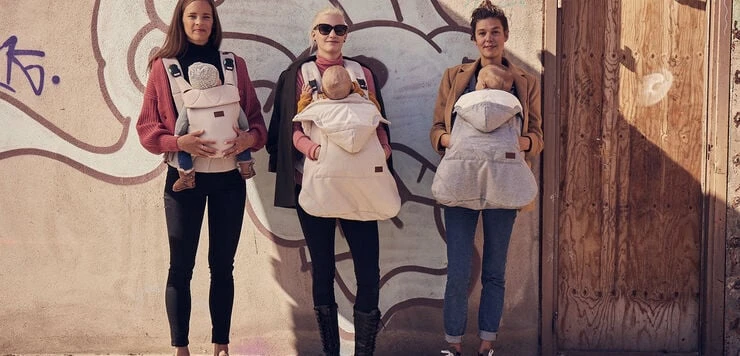 Najell Baby Carrier All Weather Cover - Sandy Beige 4 Najell Baby Carrier All Weather Cover - Sandy Beige - Billede 2