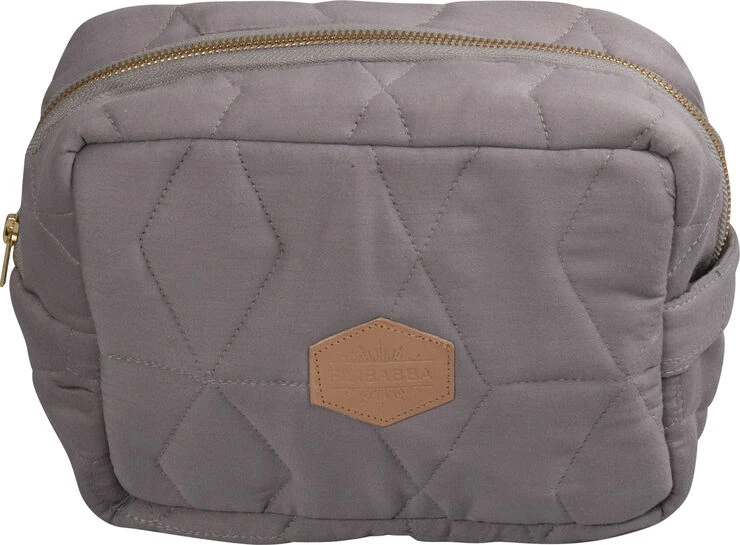 Filibabba Toilettaske Lille - Dark Grey Soft Quilt 3 Filibabba Toilettaske Lille - Dark Grey Soft Quilt