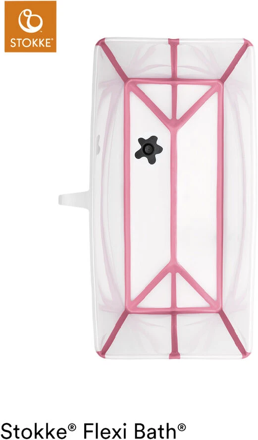 Stokke Flexi Bath Transparent Pink 5 Stokke Flexi Bath Transparent Pink - Billede 3