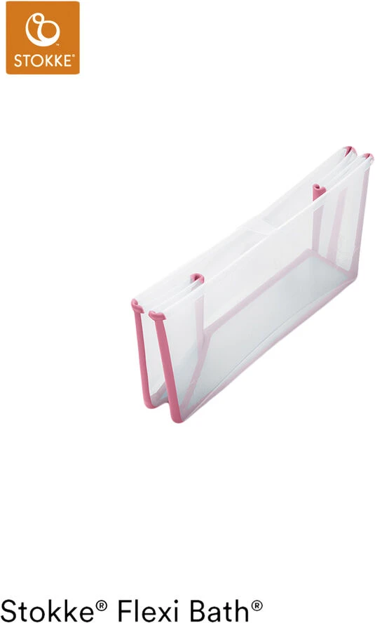 Stokke Flexi Bath Transparent Pink 6 Stokke Flexi Bath Transparent Pink - Billede 4