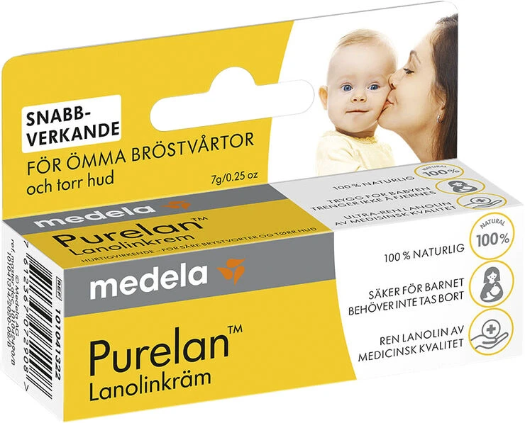 Medela Purelan Lanolincreme 7 G, 1 Stk. 4 Medela Purelan Lanolincreme 7 G, 1 Stk. - Billede 2