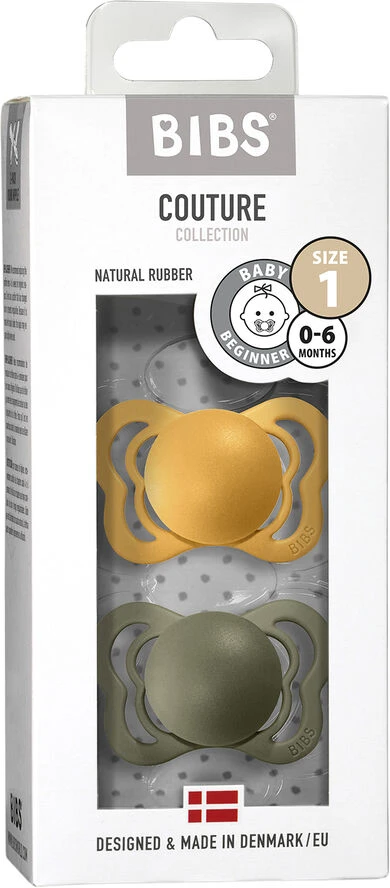 BIBS Couture 2 PACK Vanilla/Mocha Vanilla/Mocha 5 BIBS Couture 2 PACK Vanilla/Mocha Vanilla/Mocha - Billede 3