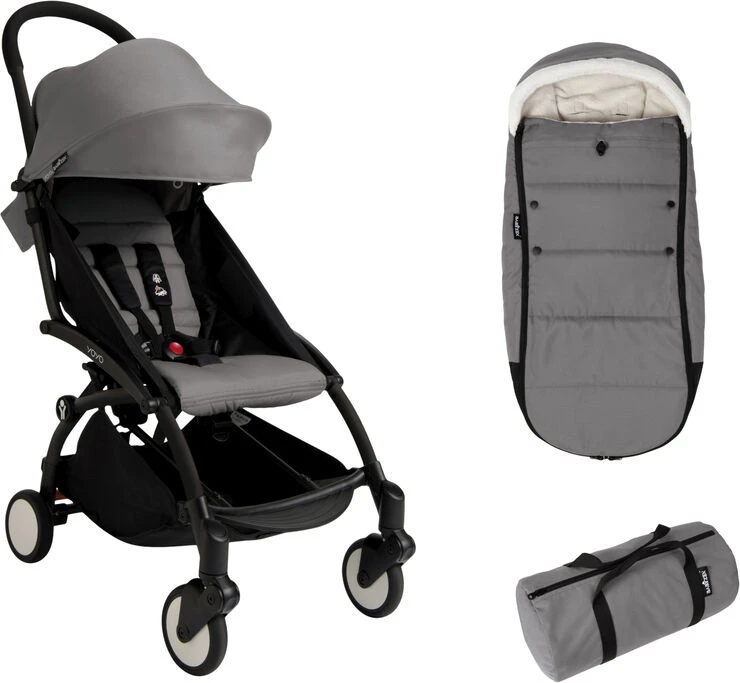 Babyzen YOYO Kørepose - Grå 6 Babyzen YOYO Kørepose - Grå - Billede 4