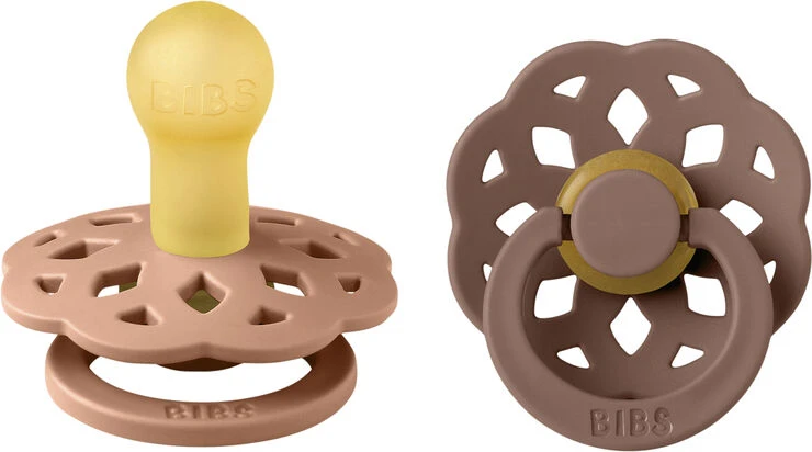 BIBS Boheme 2 PACK Latex Size 1 Peach/Woodchuck Peach / Woodchuck 3 BIBS Boheme 2 PACK Latex Size 1 Peach/Woodchuck Peach / Woodchuck