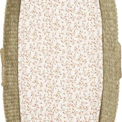 Cam Cam Copenhagen Changing Basket Liner - OCS Caramel Leaves Caramel Leaves