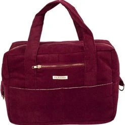 Filibabba Pusletaske - Fløjl, Deeply Red Deeply Red