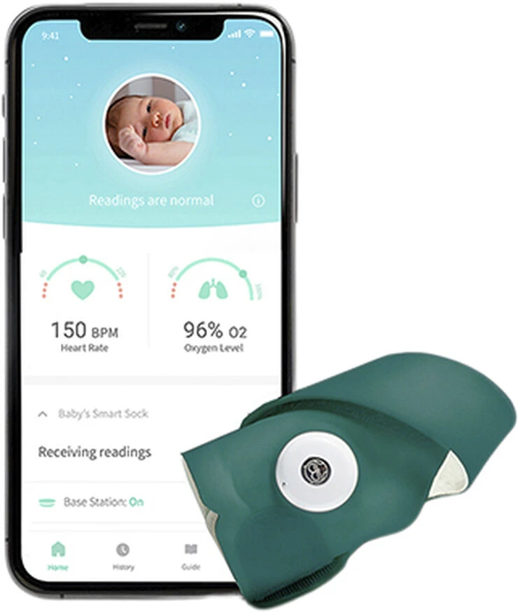 Owlet Smart Sock 3 Deep Sea Green 5 Owlet Smart Sock 3 Deep Sea Green - Billede 3