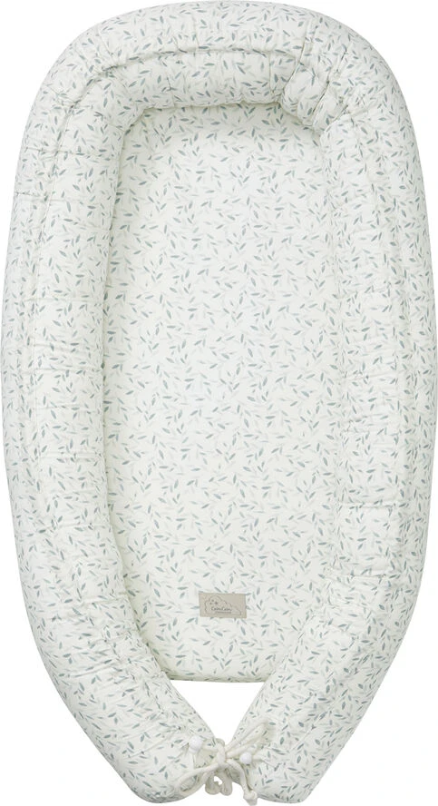 Cam Cam Copenhagen Baby Nest - OCS Green Leaves Green Leaves 4 Cam Cam Copenhagen Baby Nest - OCS Green Leaves Green Leaves - Billede 2