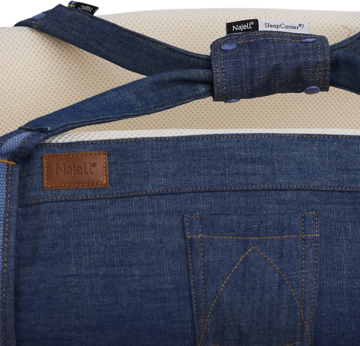 Najell Handle Strap For SleepCarrier - Denim Indigo 5 Najell Handle Strap For SleepCarrier - Denim Indigo - Billede 3