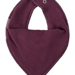 Mikk-Line COTTON Bibs - Triangle Plume Wine