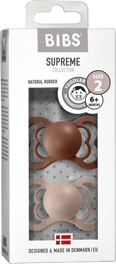 BIBS Supreme 2 PACK Latex Size 2 Haze/Blossom Haze / Blossom 5 BIBS Supreme 2 PACK Latex Size 2 Haze/Blossom Haze / Blossom - Billede 3