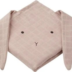 Liewood Hannah Muslin Cloth Rabbit 2 Pack Rabbit Rose