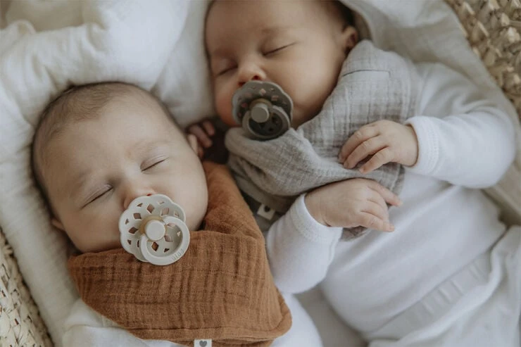 BIBS Boheme 2 PACK Latex Size 1 Ivory/Sage Ivory / Sage 4 BIBS Boheme 2 PACK Latex Size 1 Ivory/Sage Ivory / Sage - Billede 2