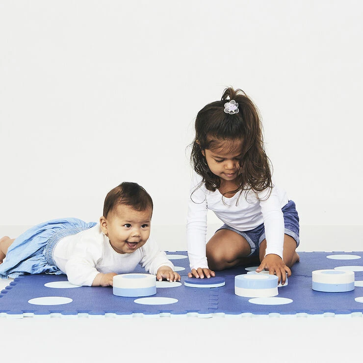 BObles Tumlegulv Multi Strib Rød 6 BObles Tumlegulv Multi Strib Rød - Billede 4