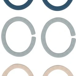 Filibabba Silikone Ophængsringe - Blue Blue