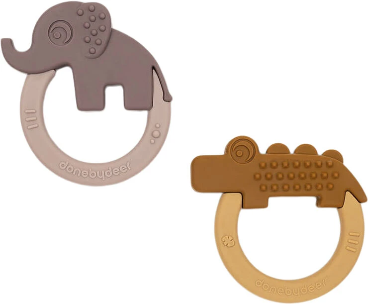 Done By Deer Biderangle 2 Stk Deer Friends Mustard/Pudder Mustard/Pudder 3 Done By Deer Biderangle 2 Stk Deer Friends Mustard/Pudder Mustard/Pudder