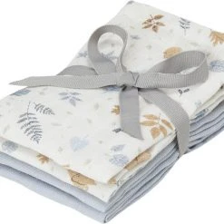 Cam Cam Copenhagen Wash Cloth, 4 Pack - GOTS Mix Forest, Dusty Blue Mix Forest, Dusty Blue