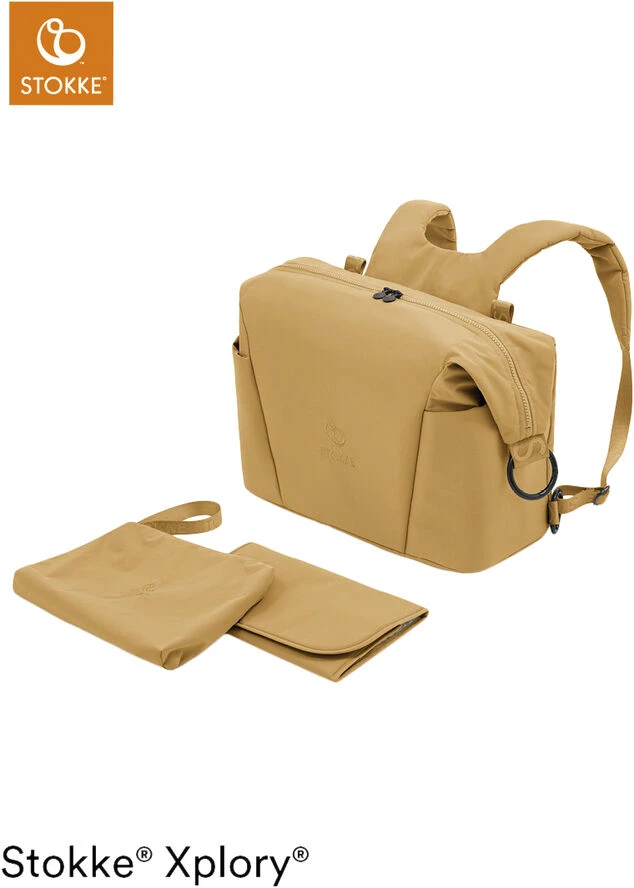 Stokke Xplory X Changing Bag Golden Yellow 3 Stokke Xplory X Changing Bag Golden Yellow