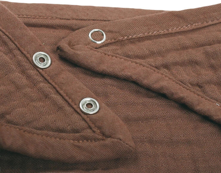 Müsli By Green Cotton Muslin Bib Brown Sugar 4 Müsli By Green Cotton Muslin Bib Brown Sugar - Billede 2