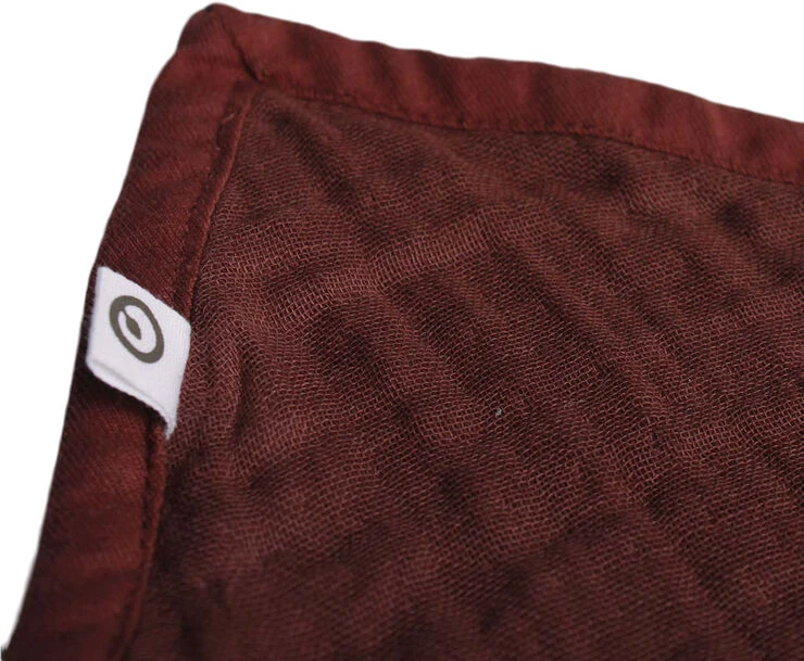 Müsli By Green Cotton Muslin Bib Fudge 4 Müsli By Green Cotton Muslin Bib Fudge - Billede 2