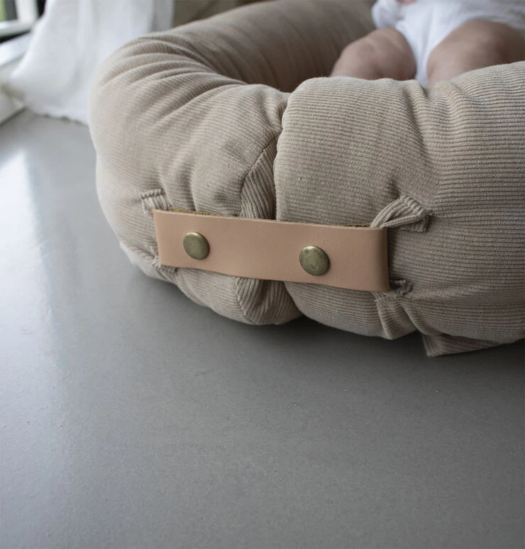 Filibabba Babynest - Fløjl - Doeskin Doeskin 6 Filibabba Babynest - Fløjl - Doeskin Doeskin - Billede 4