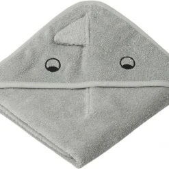 Liewood Albert Hooded Towel Dino Dove Blue Mix