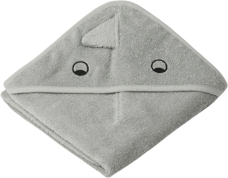 Liewood Albert Hooded Towel Dino Dove Blue Mix 3 Liewood Albert Hooded Towel Dino Dove Blue Mix