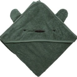 Sebra Hættehåndklæde, Milo, Bottle Green
