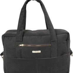 Filibabba Mommy Bag - Fløjl, Stone Grey Stone Grey