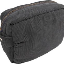 Filibabba Toilettaske Lille - Fløjl, Stone Grey Stone Grey