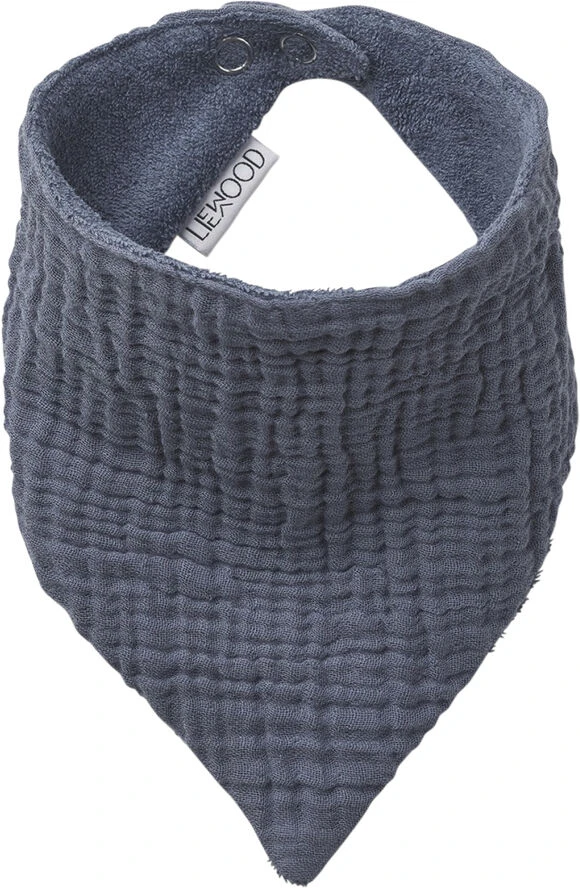 Liewood Andrea Bib - 2 Pack Blue Wave 3 Liewood Andrea Bib - 2 Pack Blue Wave