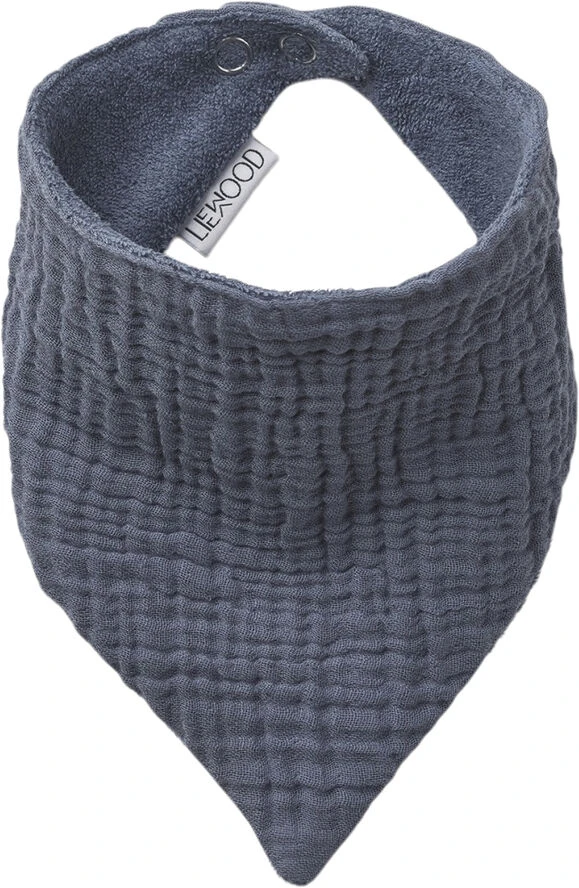 Liewood Andrea Bib - 2 Pack Blue Wave 4 Liewood Andrea Bib - 2 Pack Blue Wave - Billede 2